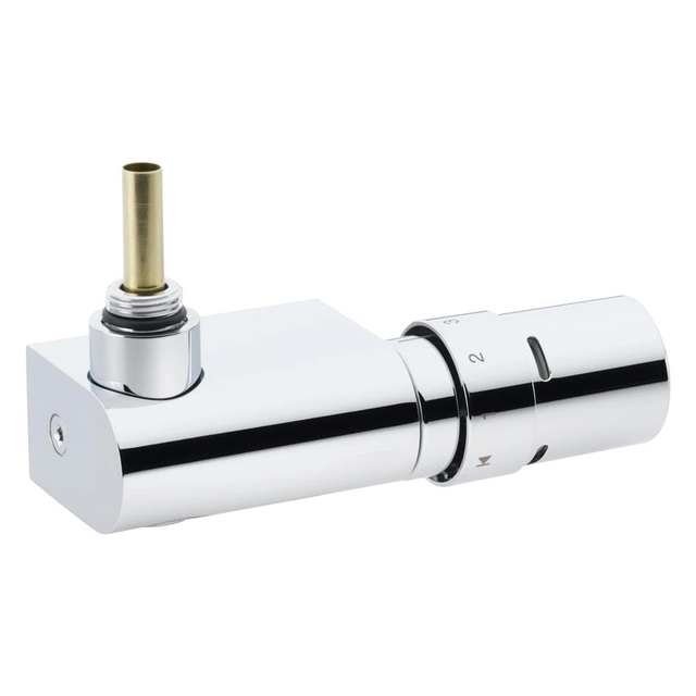 Thermostatic element Danfoss VHX, RTX Mono angled, chrome-plated