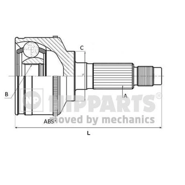 Joint Kit, drive shaft NIPPARTS J2820911