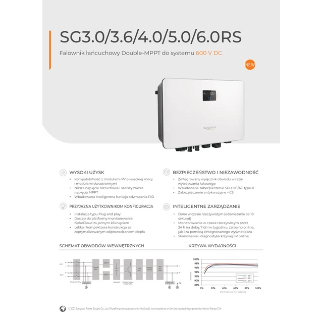 SUNGROW INVERTER SG6.0RS-V11_S