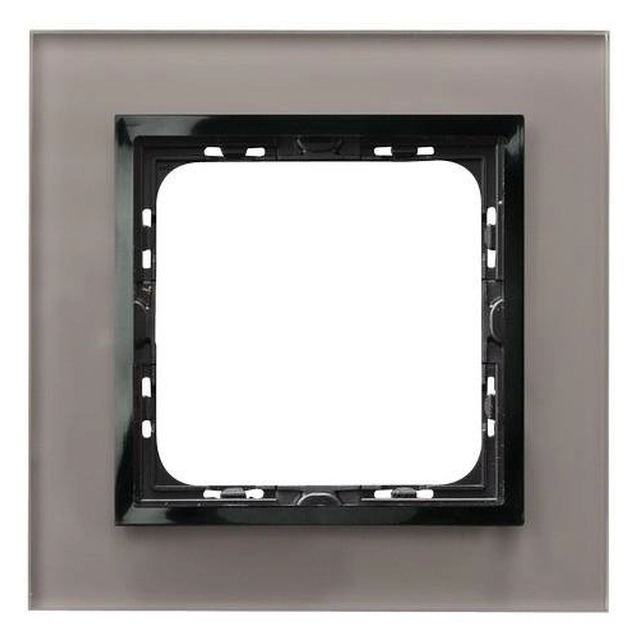 Single frame - gray glass Ospel Impresja R-1YGC/41/25