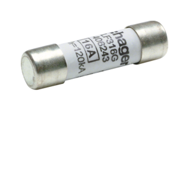 Cylindrical fuse Hager LF316G 10x38 mm AC 500 V AC gL/gG (cable protection/equipment protection)