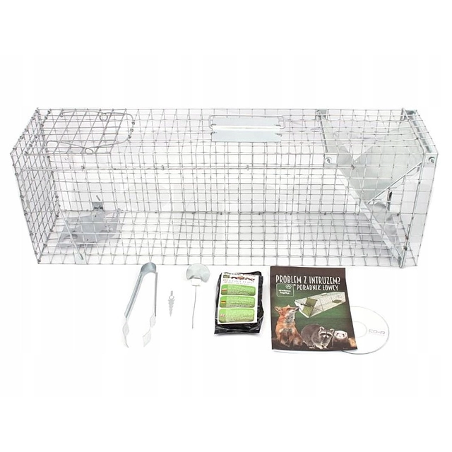 SINGLE ENTRANCE LIVE TRAP ANIMALS 80X20X27 CM