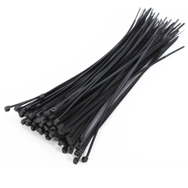UV Clamp 300x3.6mm Cable Ties Black 100szt