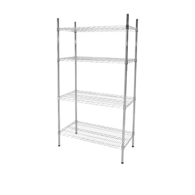 C460 - 1220 ﻿Chrome warehouse shelf. 4-półkowy Redfox 00028684