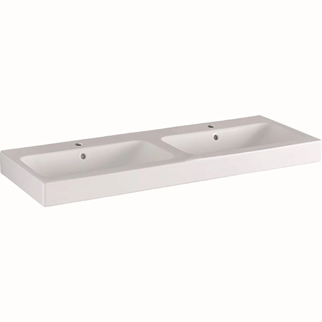 Geberit washbasin, iCon, 120x48.5 cm, double