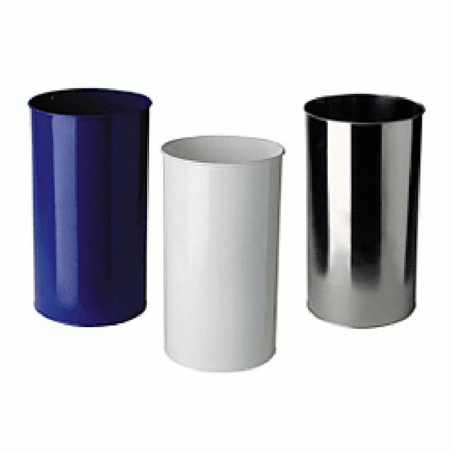 Metal trash cans for interiors