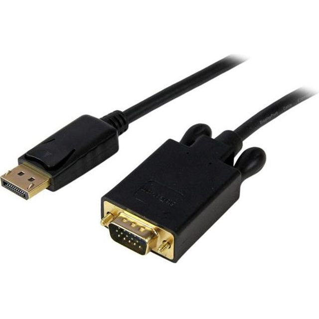StarTech DisplayPort - D-Sub (VGA) cable 0.9m black (DP2VGAMM3B)