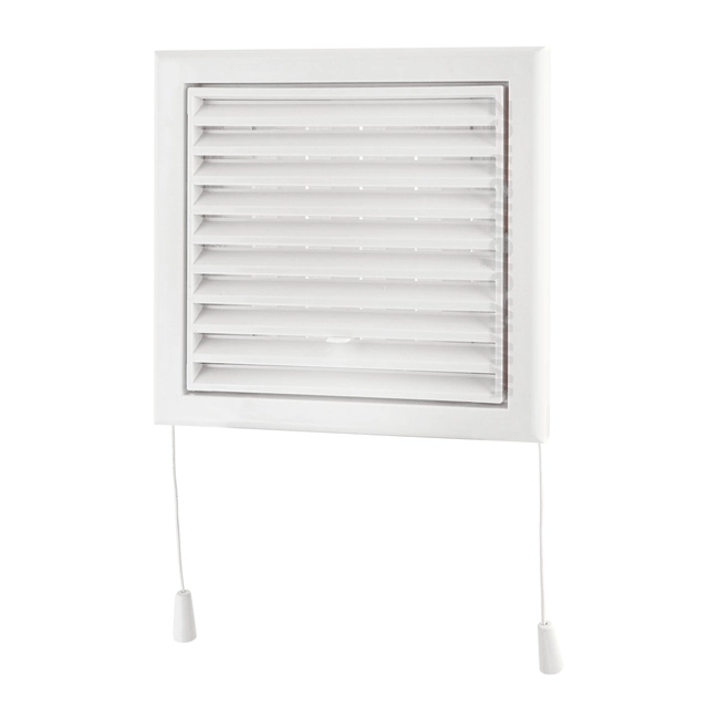 Grille for ventilation systems Vents Plastic White Aeration and de-aeration