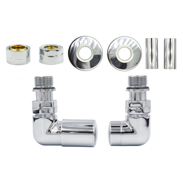 Vision control valve, left chrome, With All in One