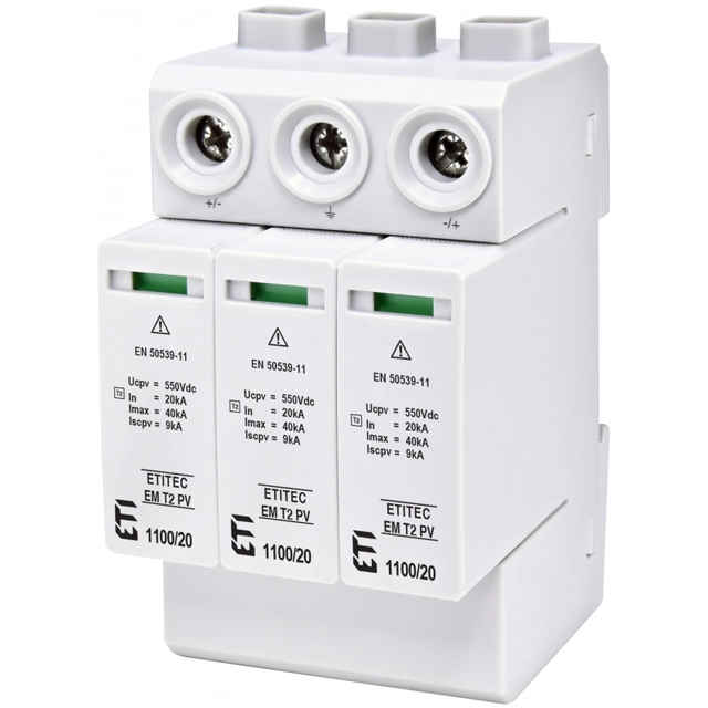 ETI 002440623 T2 (C) surge arrester - for PV systems ETITEC EM T2 PV 1100/20 Y