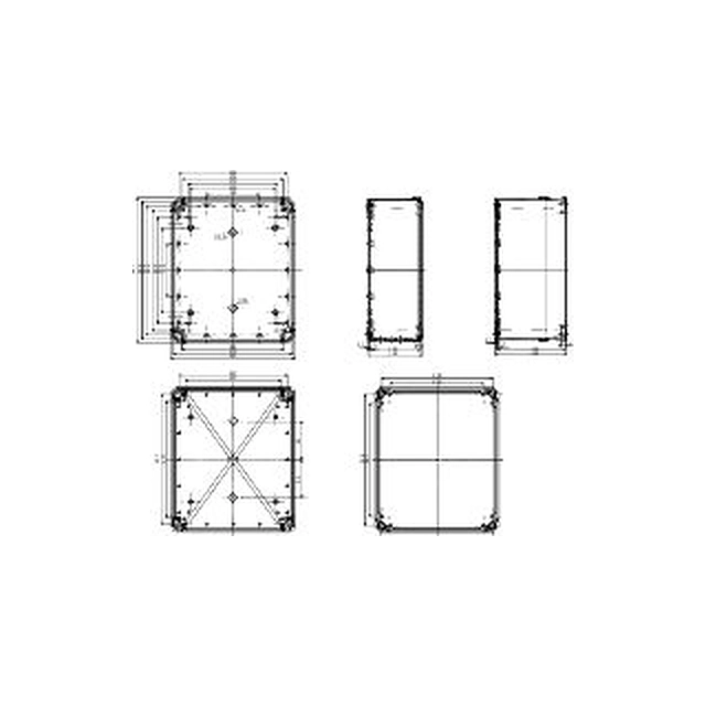 Schneider Obudowa 341 x 291 x 128mm ABS IP66 Thalassa TBS (NSYTBS342912)