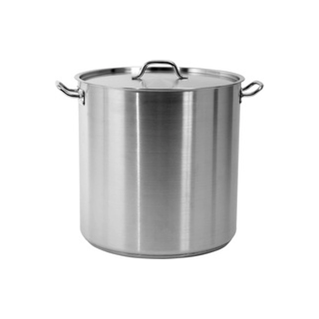 HIGH CASSEROLE WITH STAINLESS STEEL LID 45x45CM 71.6L