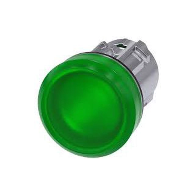 Cabeça da lâmpada de sinalização Siemens 22mm verde (3SU1051-6AA40-0AA0)