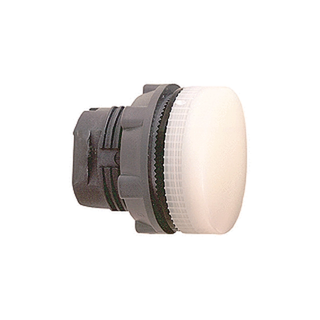 Cabeça de luz indicadora Schneider Electric branca Ø22 lente LED regular - ZB5AV013