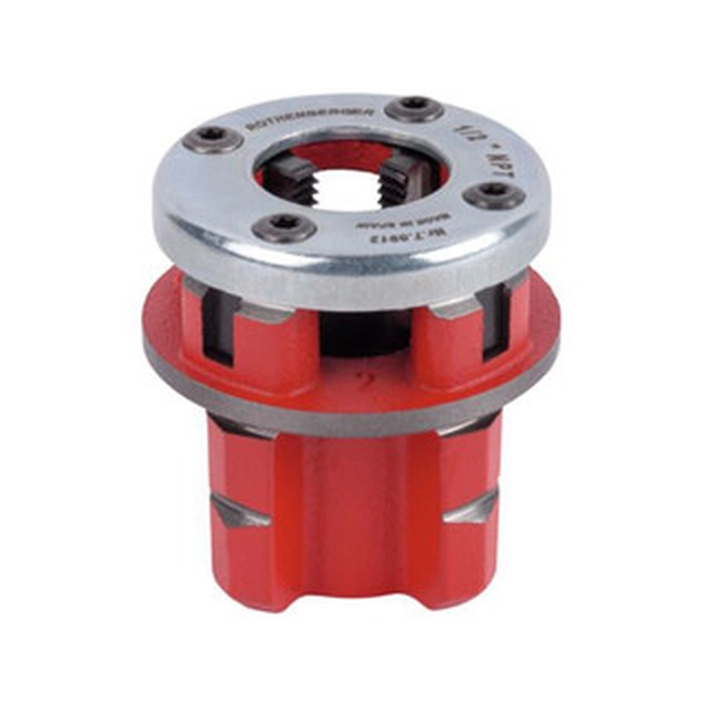 Cabezal de corte de roscas para tubos Rothenberger Super Cut NPT 1/2 pulgadas