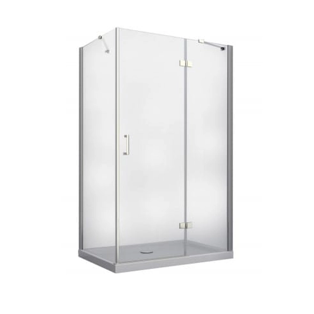 Cabina de ducha rectangular Besco Viva 100x80 derecha - 5% DESCUENTO adicional con código BESCO5