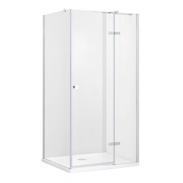 Cabină de duș pătrată Besco Pixa 90x90 dreapta - REDUCERE suplimentară 5% cu codul BESCO5