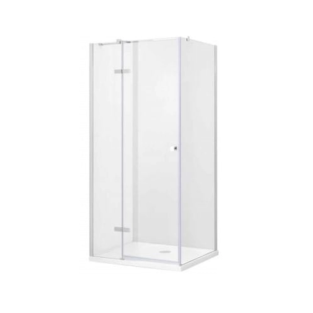 Cabine de douche carrée Besco Pixa 90x90x195 gauche - 5% REMISE supplémentaire avec le code BESCO5