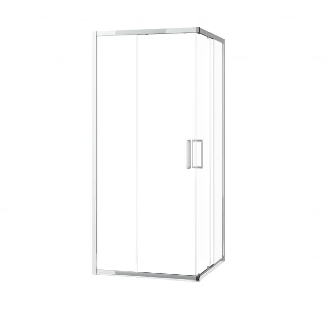 Cabine de douche carrée X-Point, XU2RV2-90 brillant+Transparent