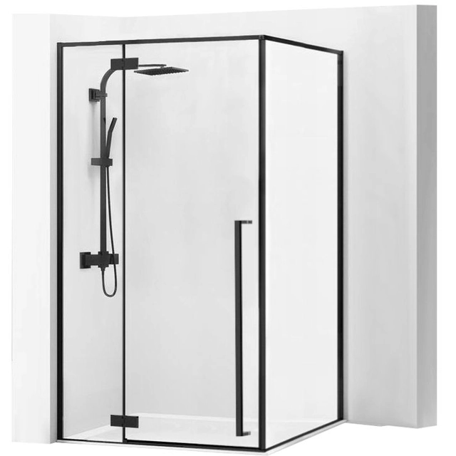 Cabine de douche Rea Fargo 90x120 Noir Mat