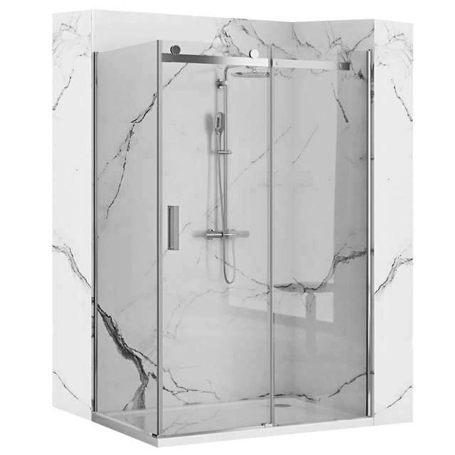 Cabine de douche Rea Nixon 100x120 Chrome