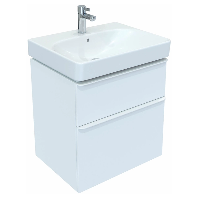 Cabinet for Geberit Smyle washbasin, 60 cm.