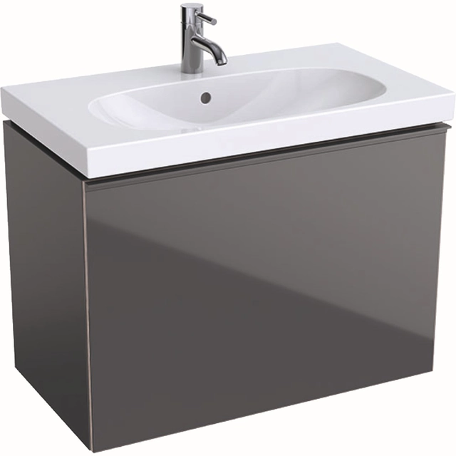 Cabinet Geberit Acanto for the sink, 75 cm narrower, Lava