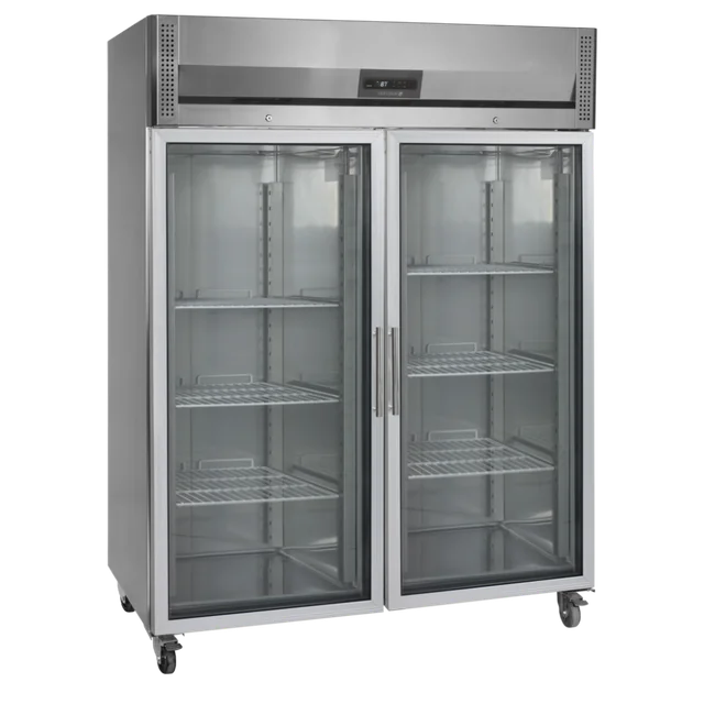 Cabinet refrigerator GN2/1 glass-fronted refrigerator 1401L RK1420G