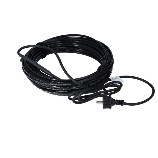 Cable calefactor Frostguard con enchufe 10W/M 25m