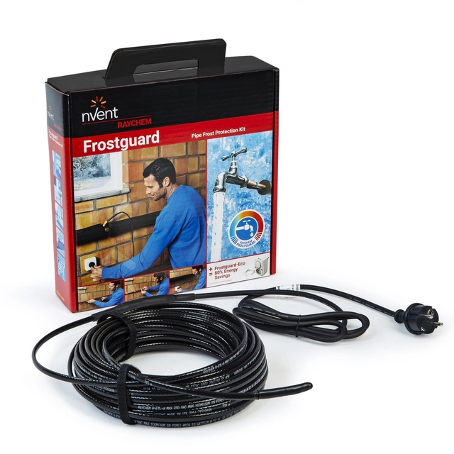 Cable calefactor Frostguard con enchufe 10W/M 2m