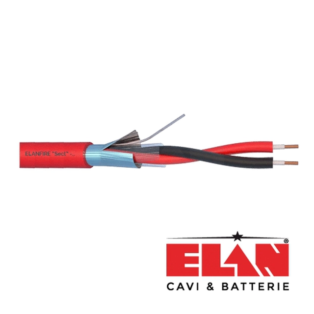 Cable contra incendios E120 - 1x2x0.8mm, 100m