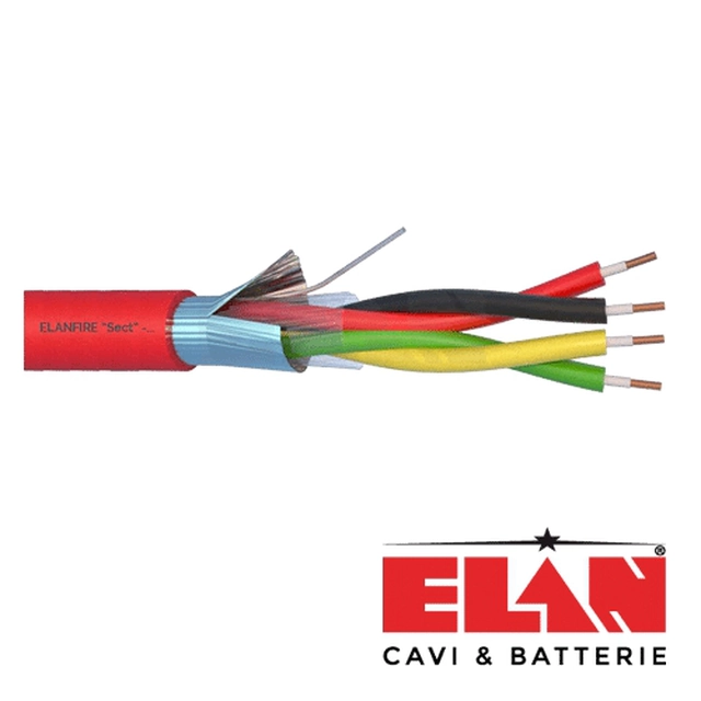 Cable contra incendios E120 - 2x2x0.8mm, 100m