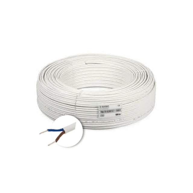 Cable de alimentación 2X0.5 MYYUP, 100m MYYUP-2X0.5