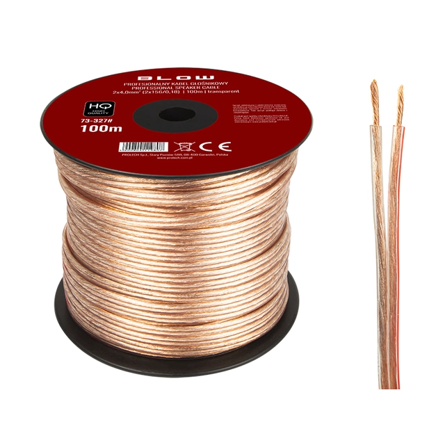 Cable de altavoz 2x4,00mm 100m