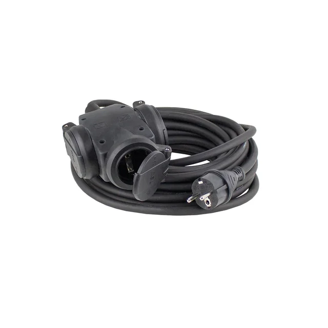 Cable de extensión con tomas de cable 3 0.3m H07RN-F 3G1,5 230V 16A máx. 3500W IP44