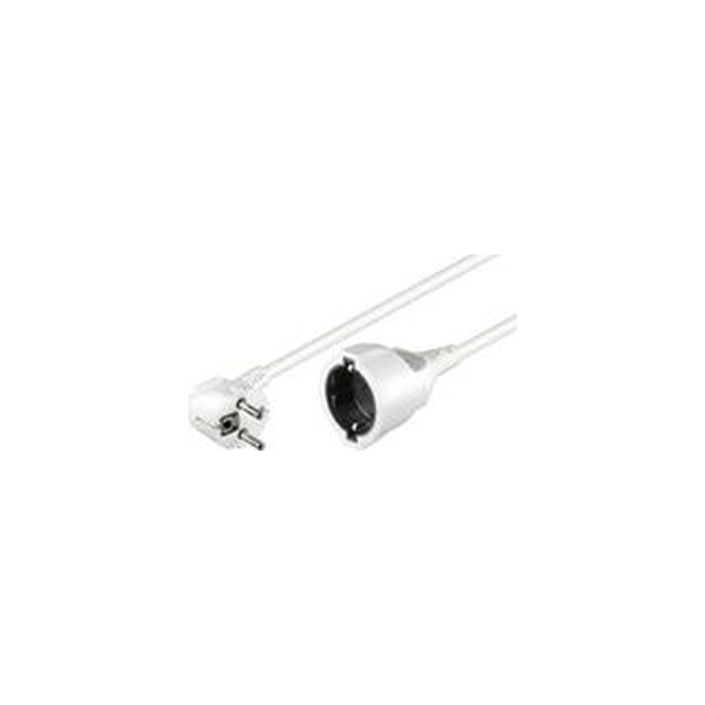 Cable de extensión MicroConnect Schuko, M-H, 3m, blanco (PE140300W)