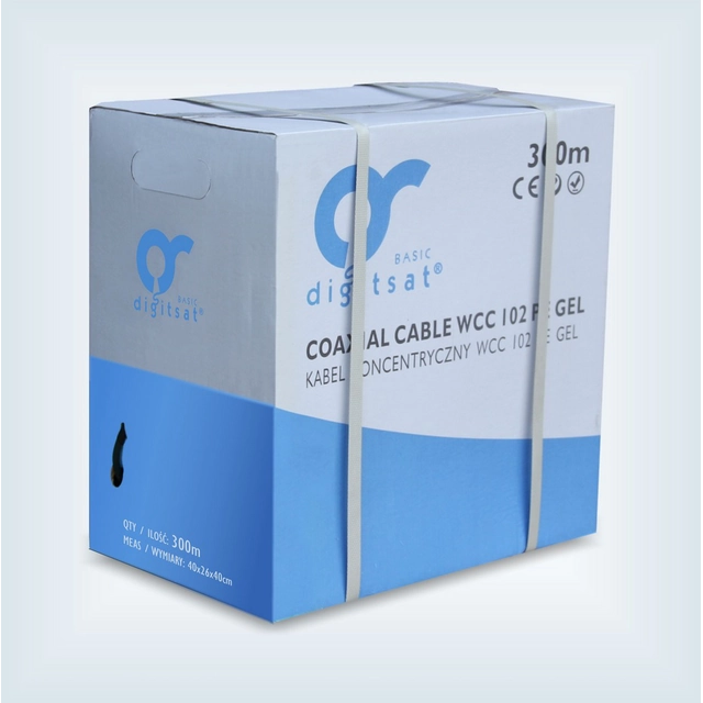 Cable DIGITSAT Basic WCC 102 CU PE gel 300m roll