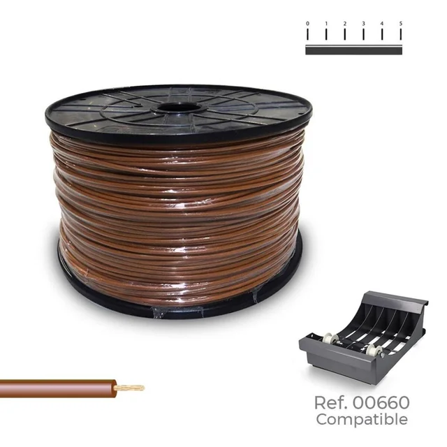 Cable Electrico Sediles h07z1-k Marrón 2,5 mm 500 m