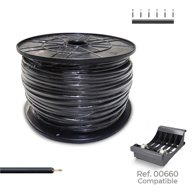 Cable Electrico Sediles h07z1-k Negro 2,5 mm 500 m