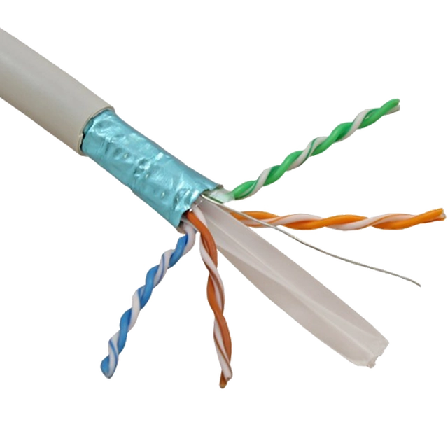 Cable FTP, cat 6E, COBRE 100%, cubierta LSZH 305m - ELAN ELN-FTP-6-CU