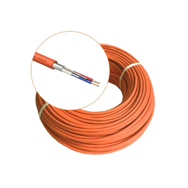 Câble incendie JE-H(St)H FE 180 E30/E90'1x2x08 ecranat'100m - EuroClass MEK90-1x2x08