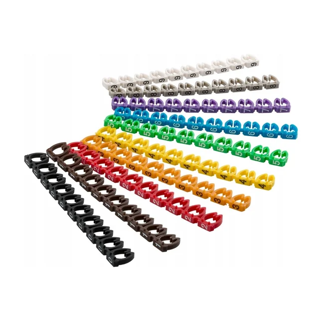 Cable markers "0-9" 2,5-4,0mm 100 pieces Goobay 72514