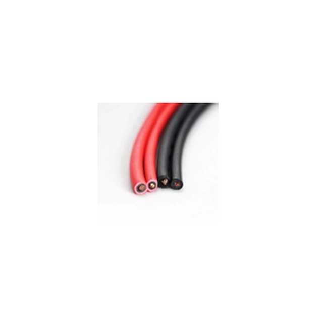 Câble noir et rouge HELUKABEL 4 millimètre