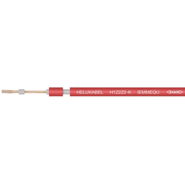 Câble solaire Helukabel H1Z2Z2-K 1x4 1kV rouge 18048770