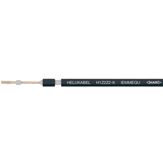 Câble solaire Helukabel H1Z2Z2-K 1x6 1kV noir 18048771