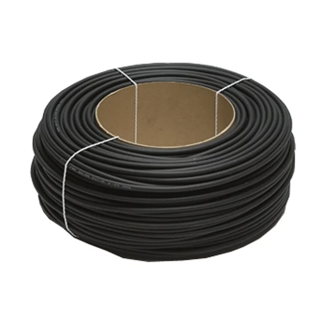 Cable solar 6mm, 100m, negro, Hecho en Alemania