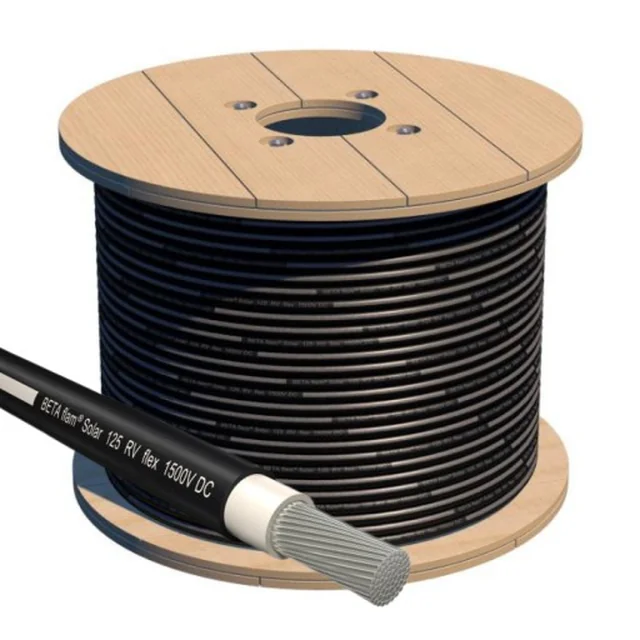 CABLE SOLAR LEONI BETAflam 6mm2 negro/blanco