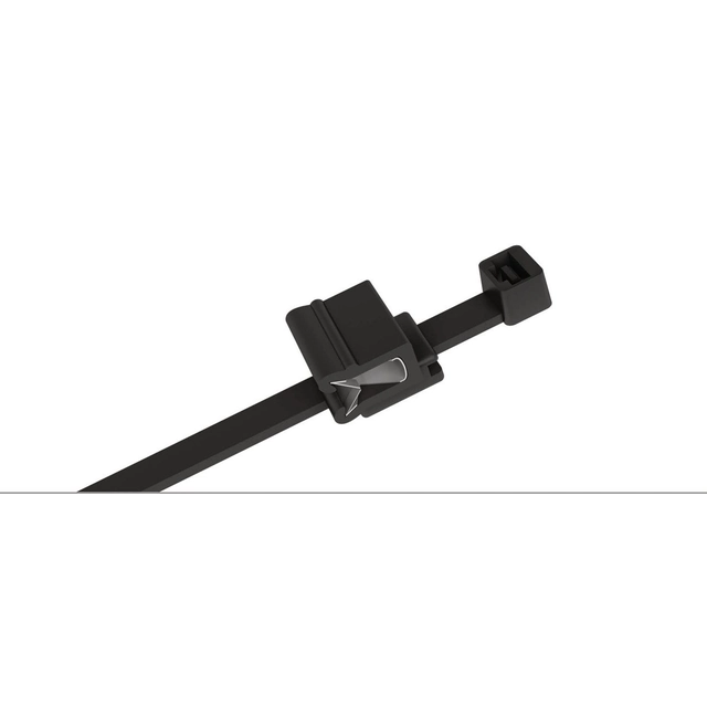 Cable tie Black 200*4.8mm fixed to the frame