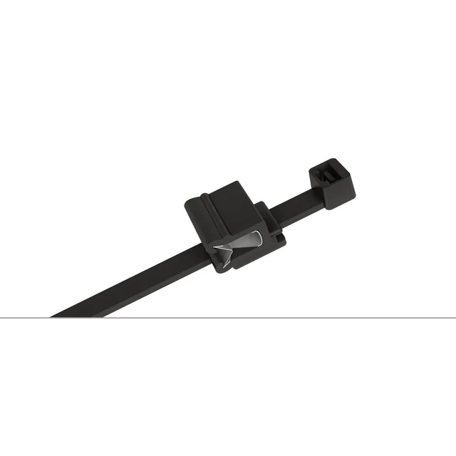 Cable tie Black 200*4.8mm UV attached to the frame