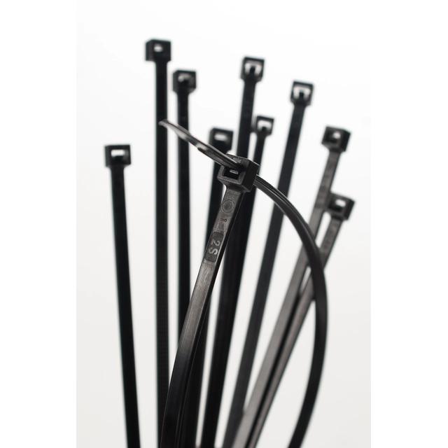 Cable tie CV-165MW black 160x2.5